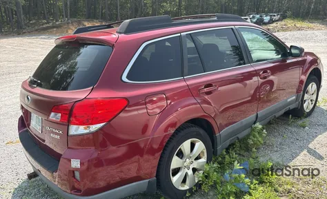 2012 Subaru Outback 2.5I Premium from USA, damaged, VIN 4S4BRBCC1C3296774